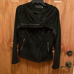 Wish you could feel this jacket! Very supple, almost like a soft suede. Size L.